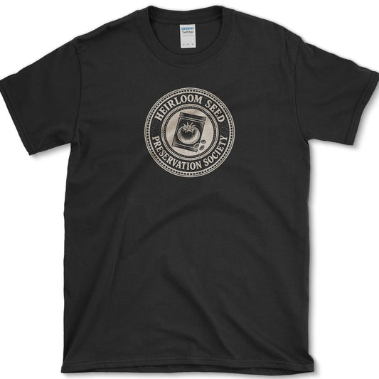 Seed Preservation Society T-Shirt Black / S Essential Tees