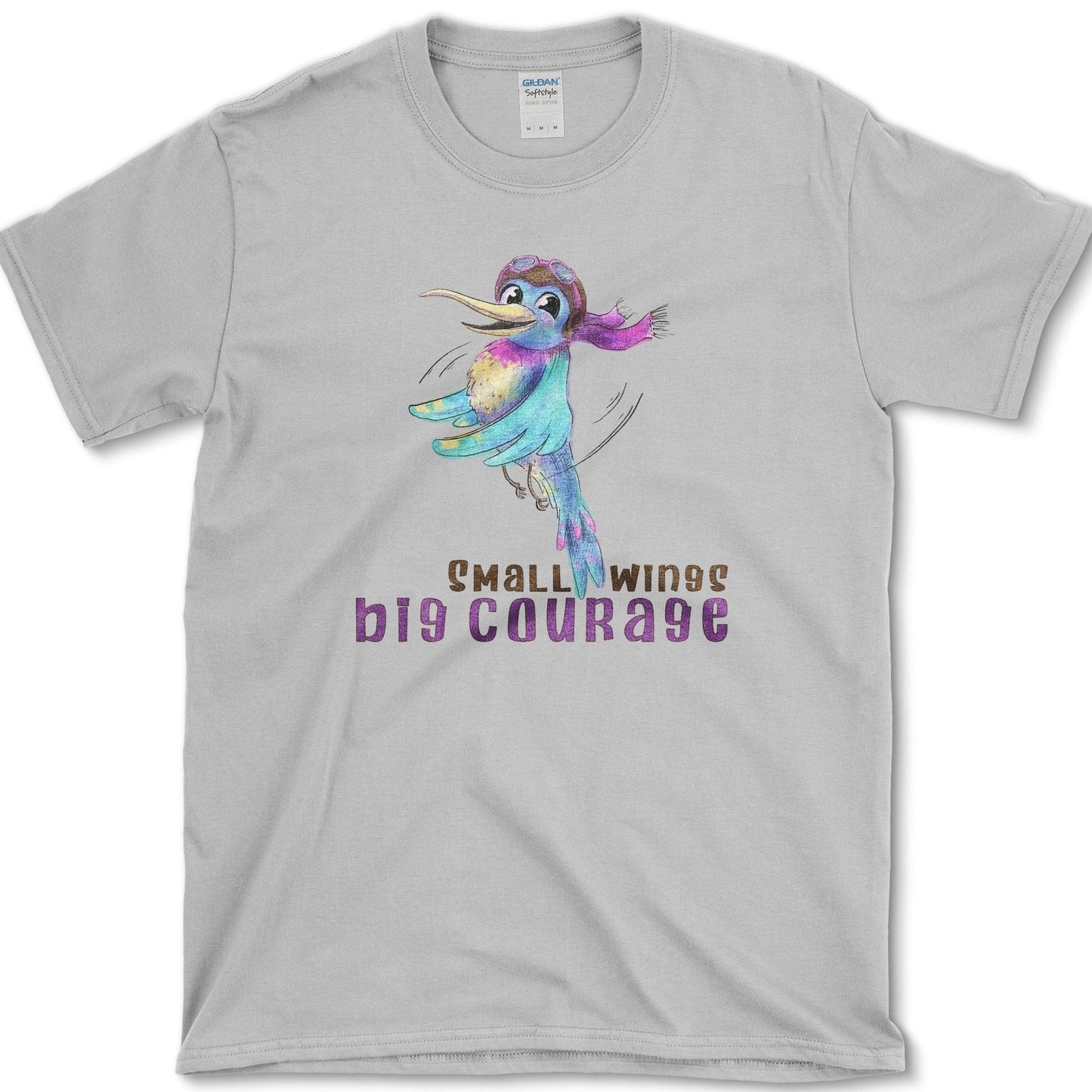 Small Wings T-Shirt Essential Tees / S / Sport Grey Physical Item