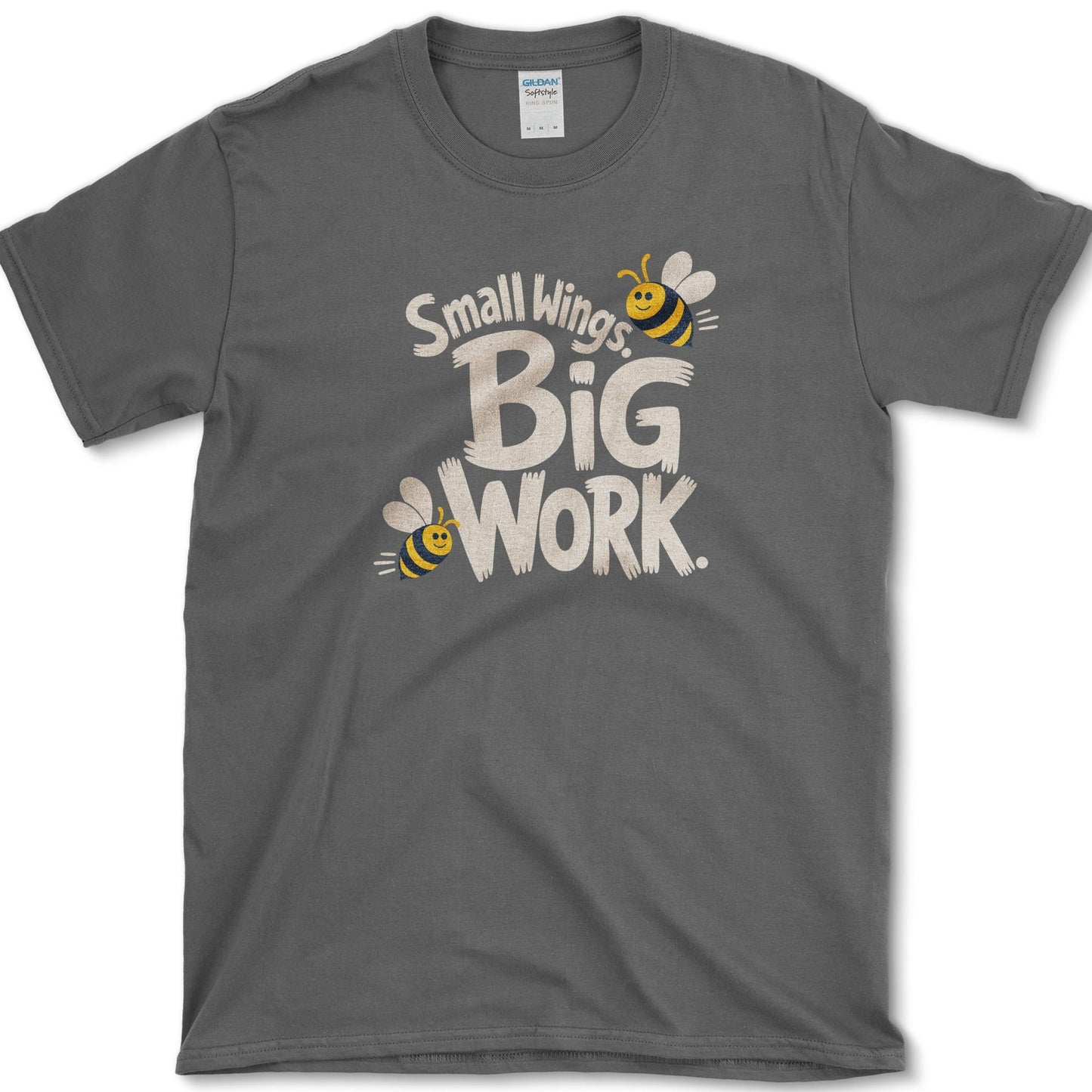 Small Wings T-Shirt S / Dark Heather Essential Tees