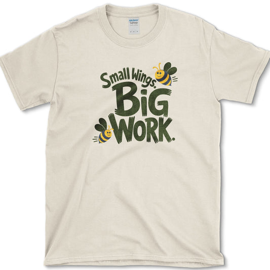 Small Wings T-Shirt S / Natural Essential Tees