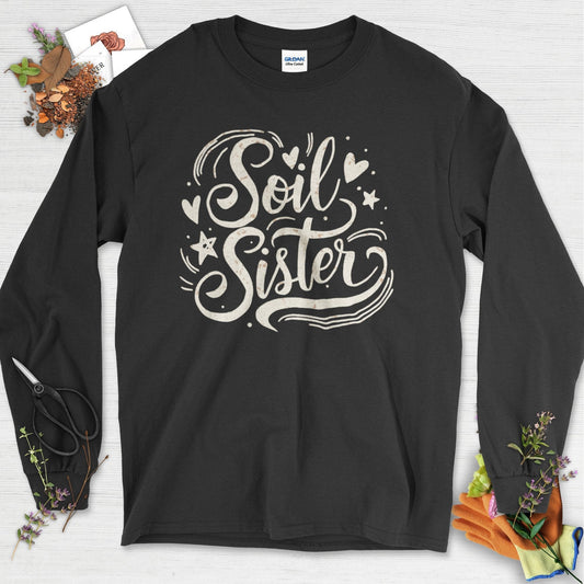 Soil Sister Garden Long Sleeve Black / S Physical Item
