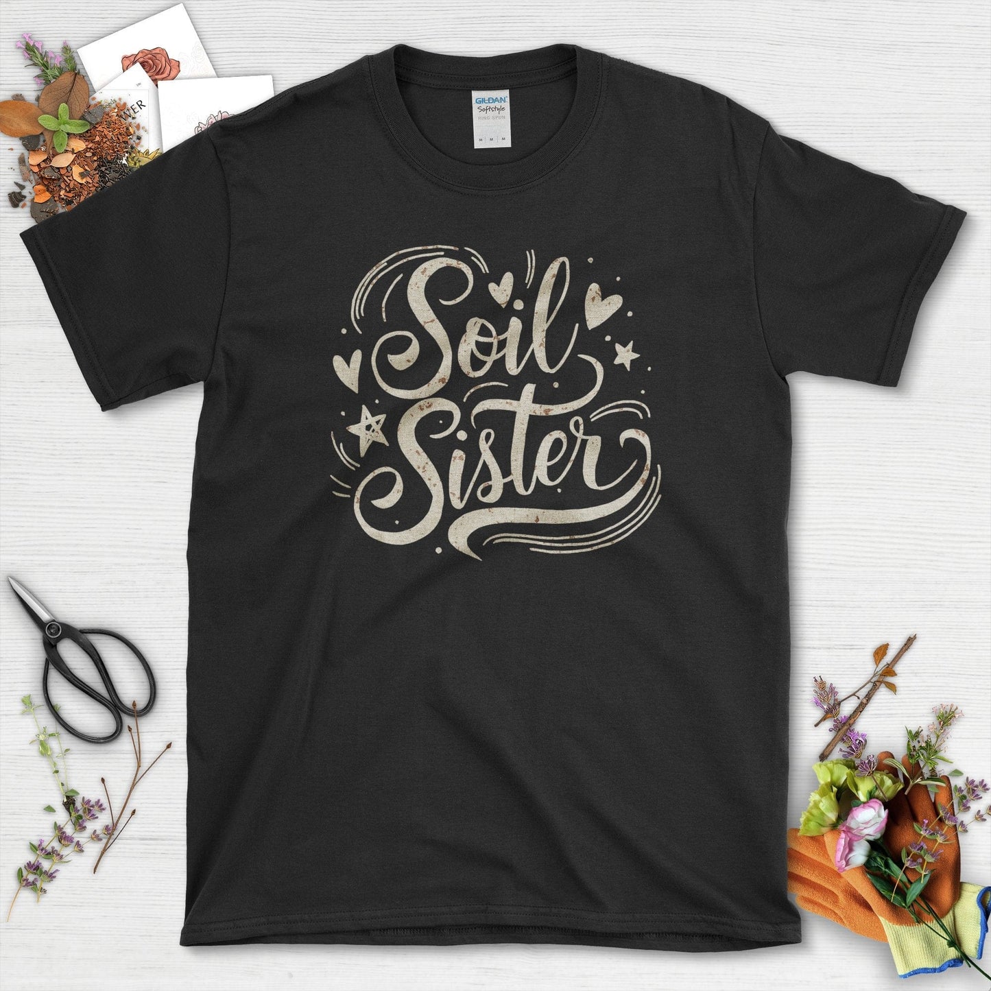 Soil Sister Garden T-Shirt Black / S T-Shirt