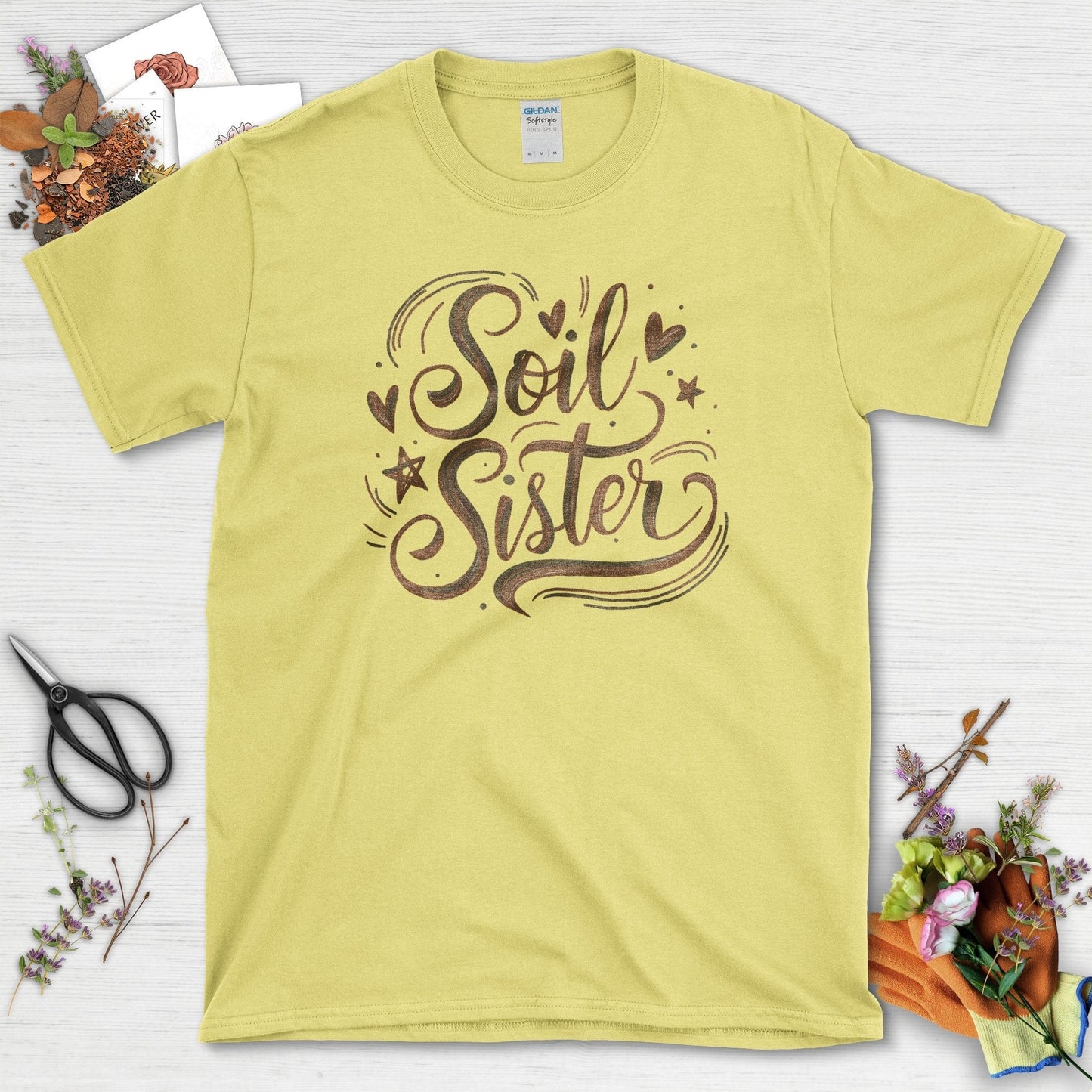 Soil Sister Garden T-Shirt Cornsilk / S T-Shirt
