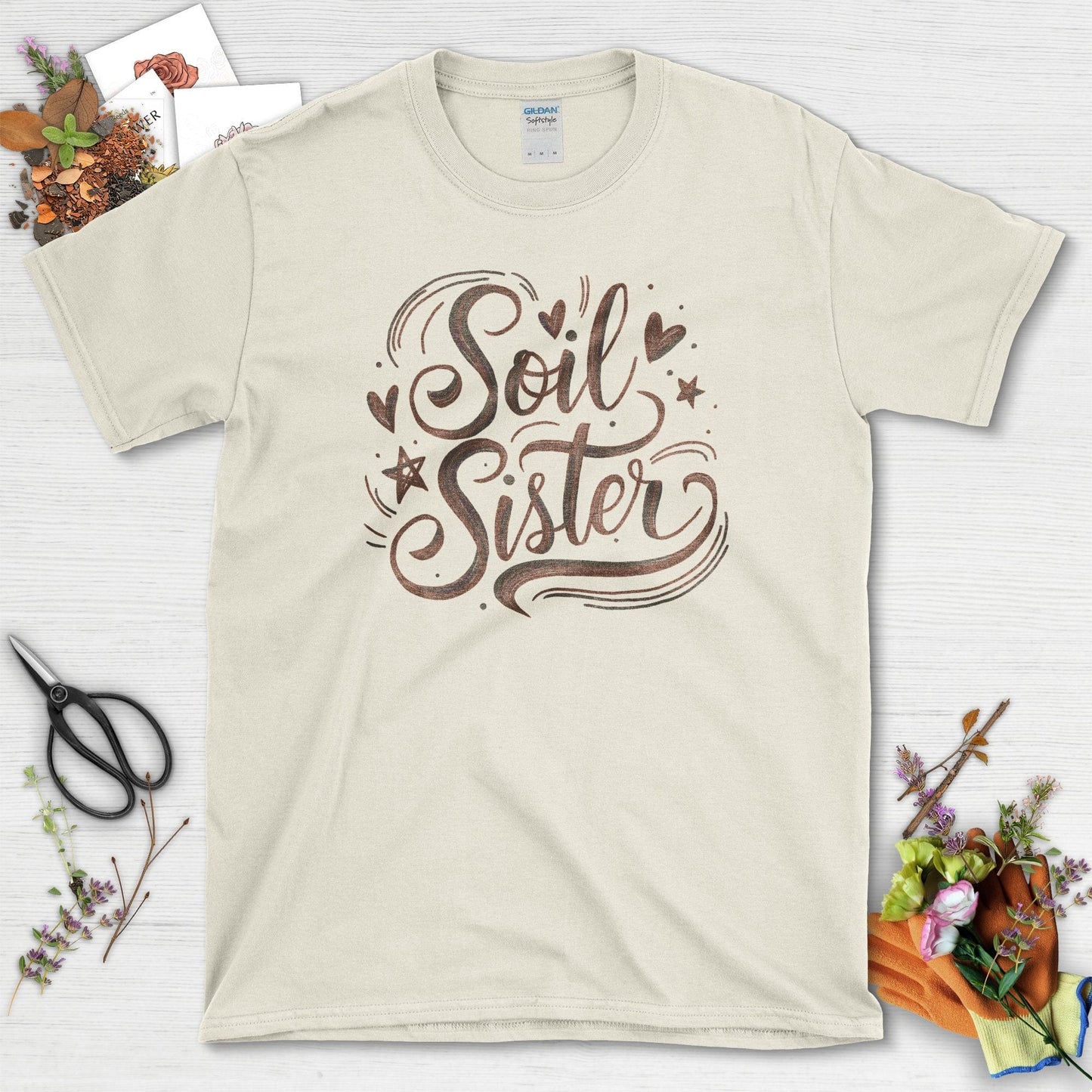 Soil Sister Garden T-Shirt Natural / S T-Shirt