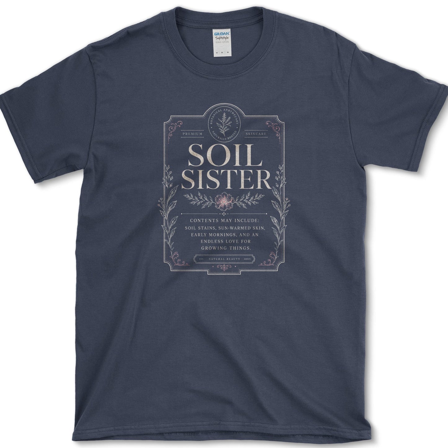 Soil Sister T-Shirt S / Navy Essential Tees