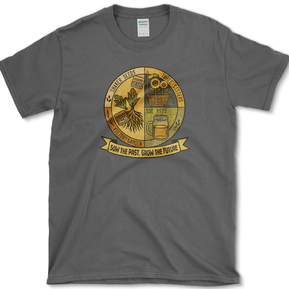 Sow the Past T-Shirt Dark Heather / S Essential Tees