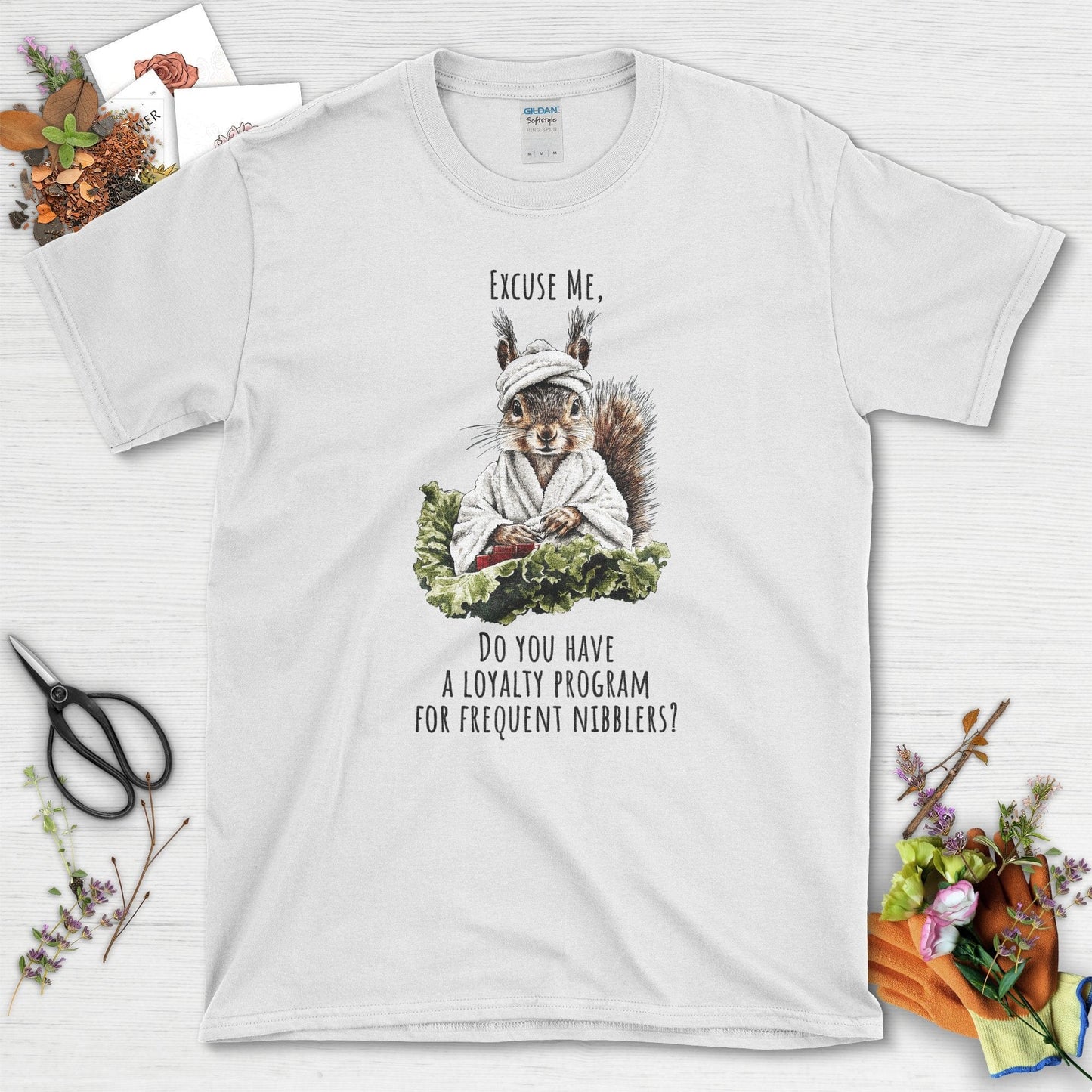 Squirrel Loyalty Program T-Shirt White / S T-Shirt