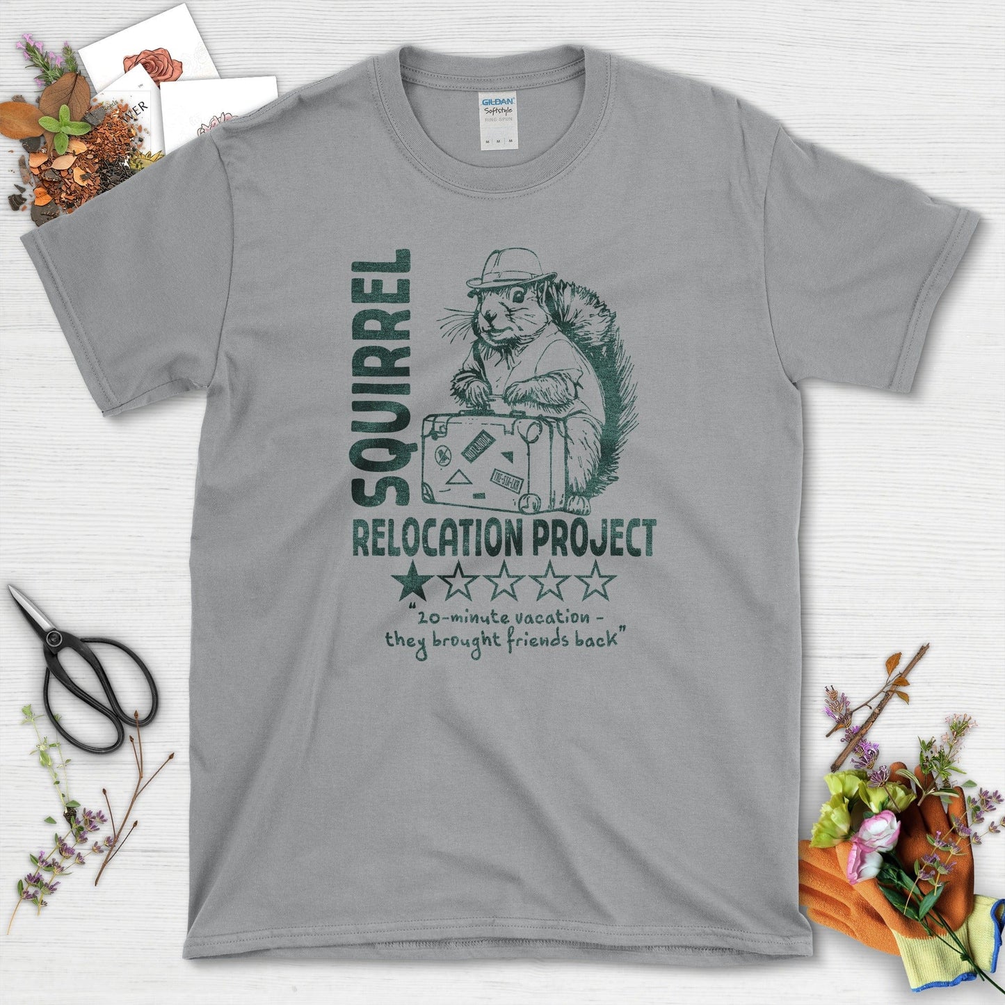 Squirrel Relocation Project T-Shirt Sport Grey / S T-Shirt