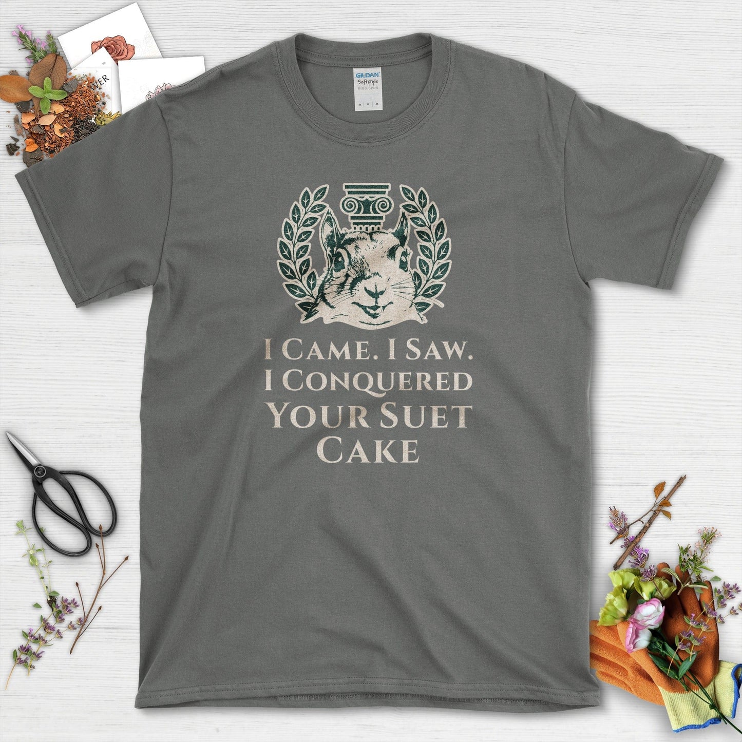 Squirrel Suet Cake T-Shirt Charcoal / S T-Shirt