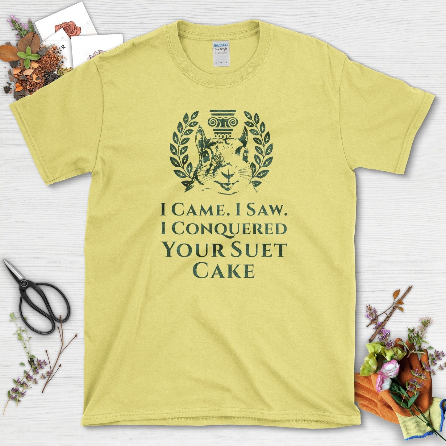 Squirrel Suet Cake T-Shirt Cornsilk / S T-Shirt