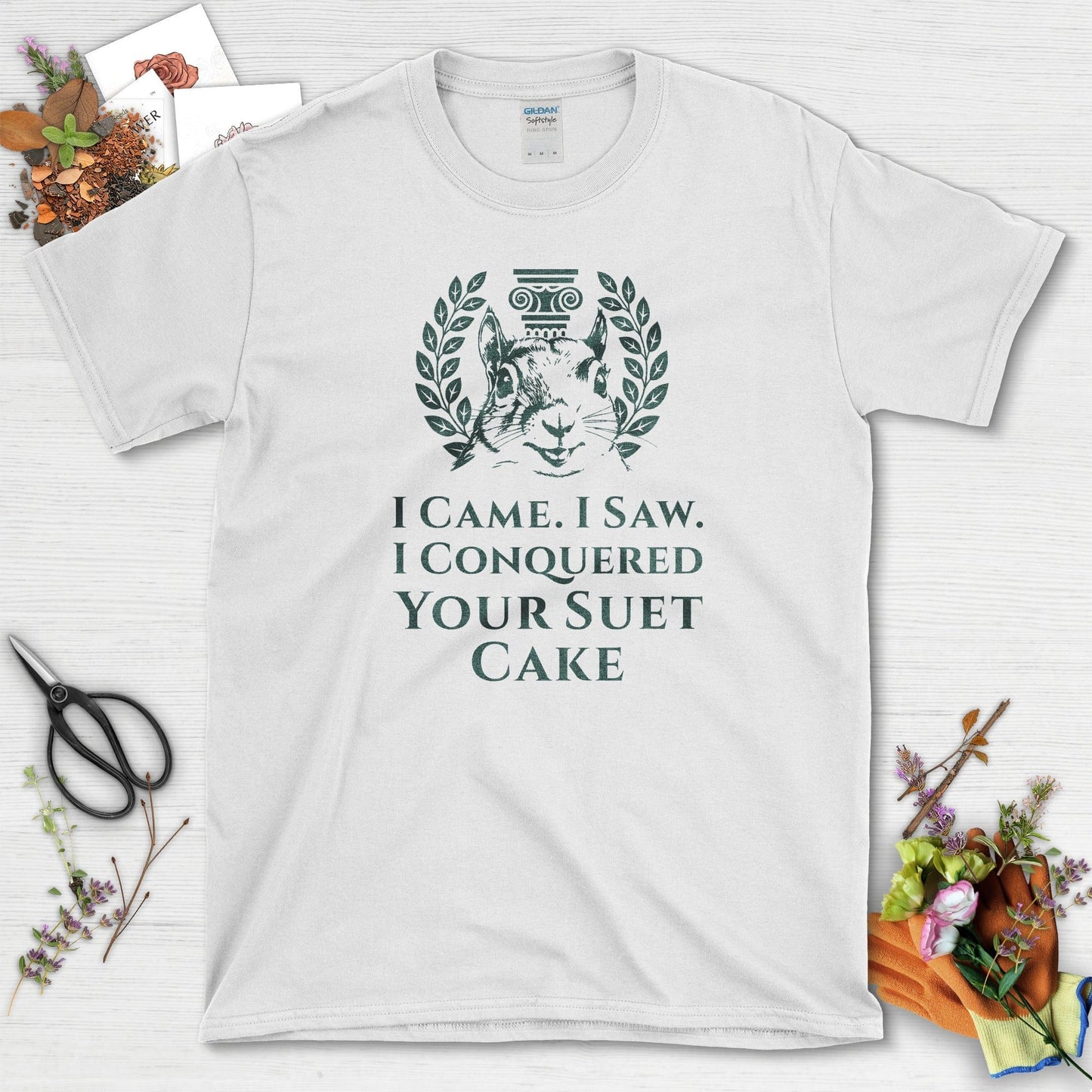 Squirrel Suet Cake T-Shirt White / S T-Shirt