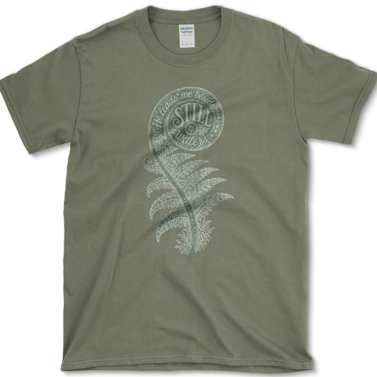 Still Waters T-Shirt S / Military Green Essential Tees