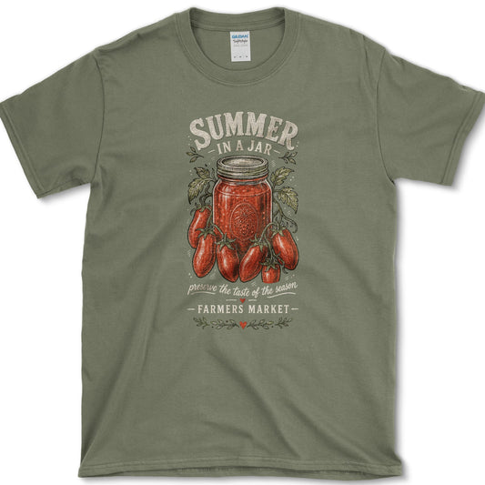 Summer In A Jar T-Shirt S / Military Green Essential Tees