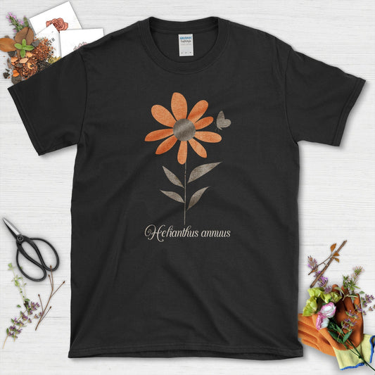 Sunflower Blossom T-Shirt Black / S T-Shirt