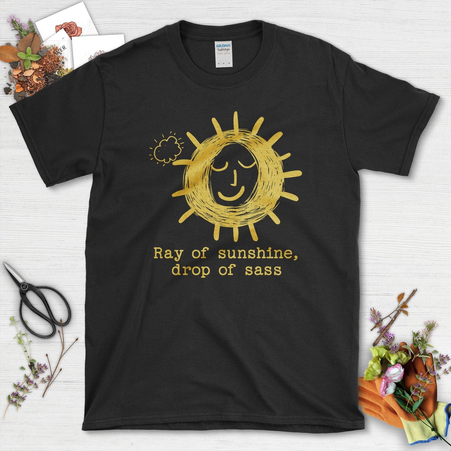Sunshine & Sass T-Shirt Black / S T-Shirt