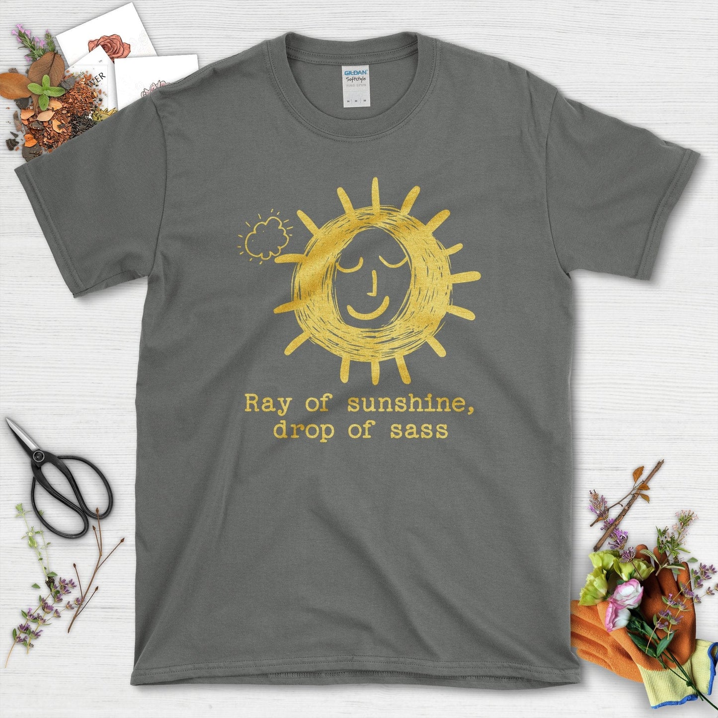 Sunshine & Sass T-Shirt Charcoal / S T-Shirt