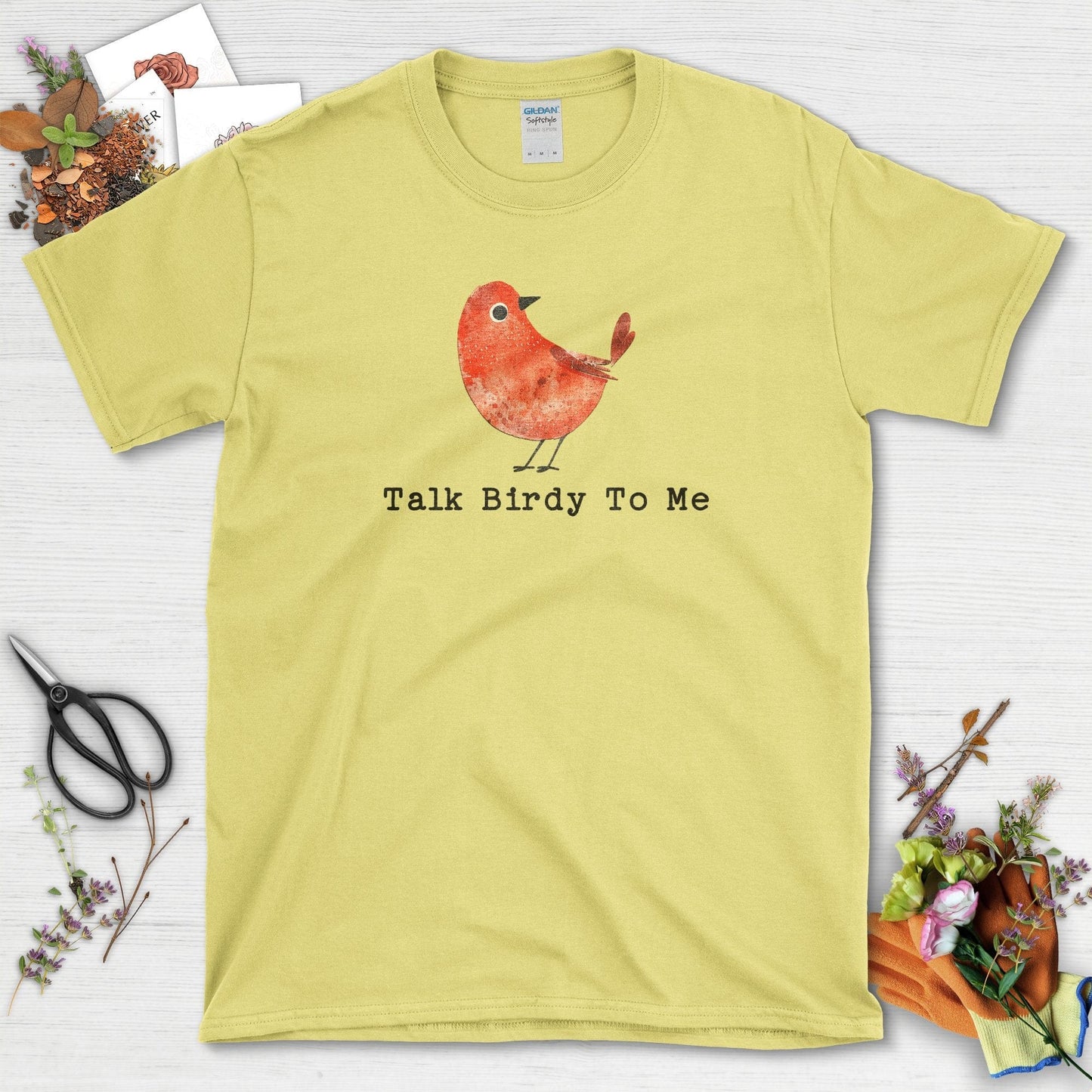 Talk Birdy To Me T-Shirt Cornsilk / S T-Shirt