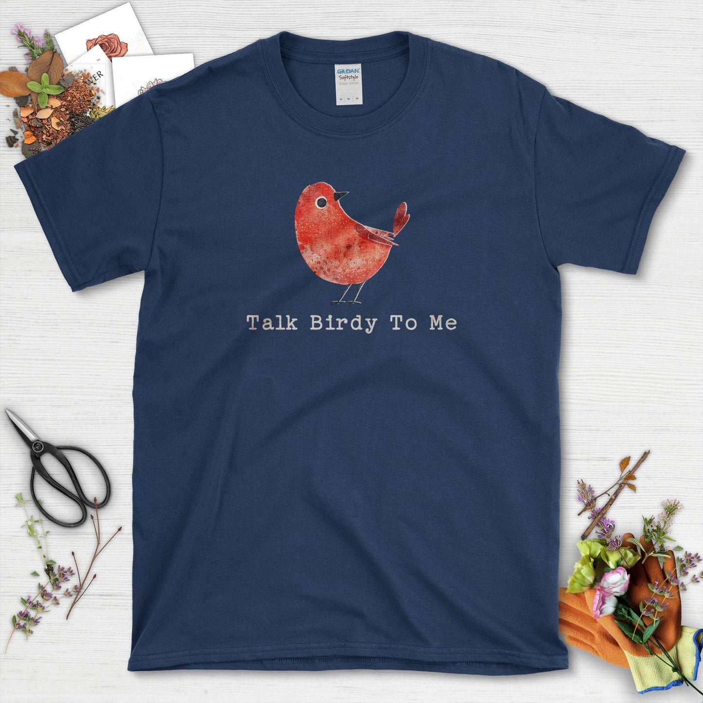 Talk Birdy To Me T-Shirt Navy / S T-Shirt