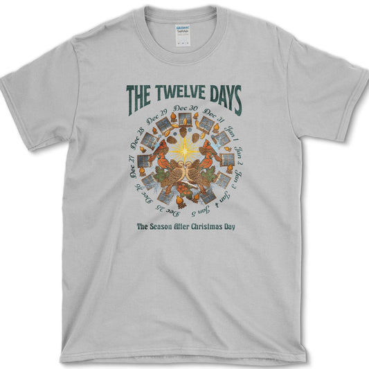 The 12 Days T-Shirt Sport Grey / S Physical Item