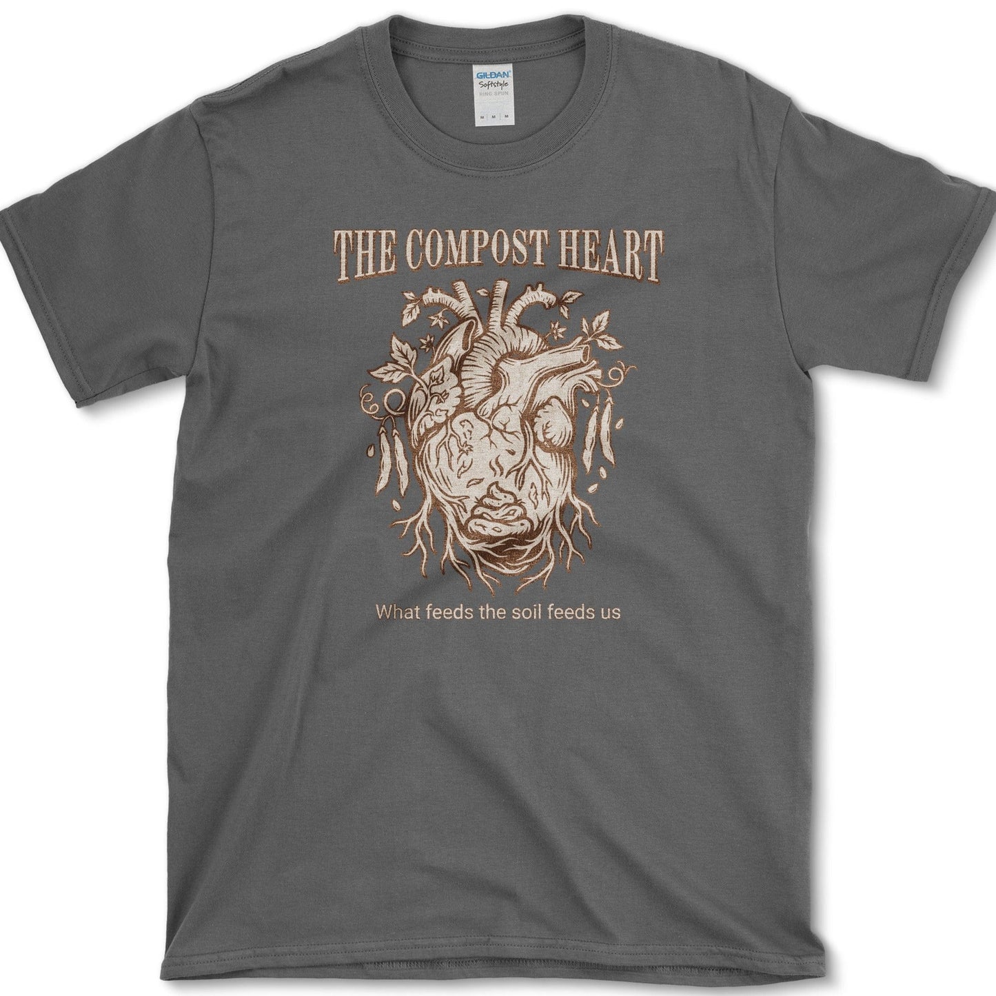 The Compost Heart T-Shirt Essential Tees / S / Dark Heather Physical Item