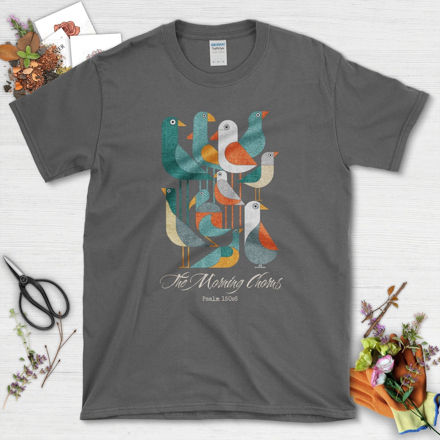 The Morning Chorus T-Shirt Essential Tees / S / Dark Heather Physical Item