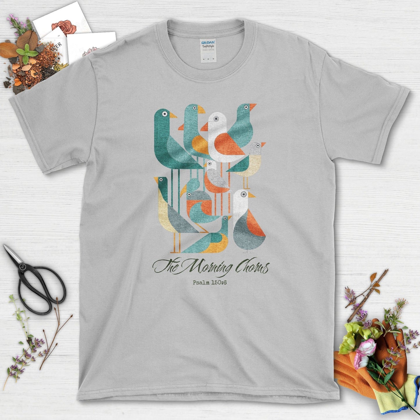 The Morning Chorus T-Shirt Essential Tees / S / Sport Grey Physical Item