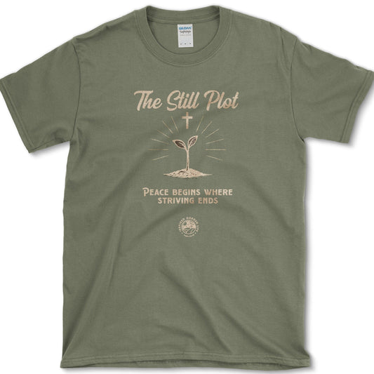 The Still Plot T-Shirt Essential Tees / S / Military Green Physical Item