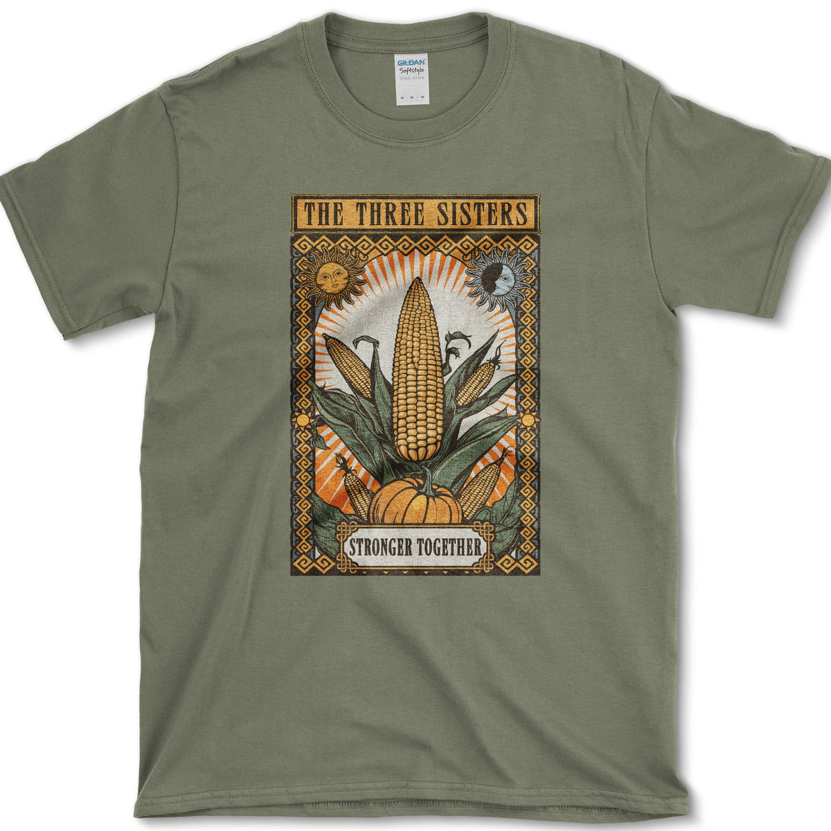 The Three Sisters T-Shirt Military Green / S Essential Tees