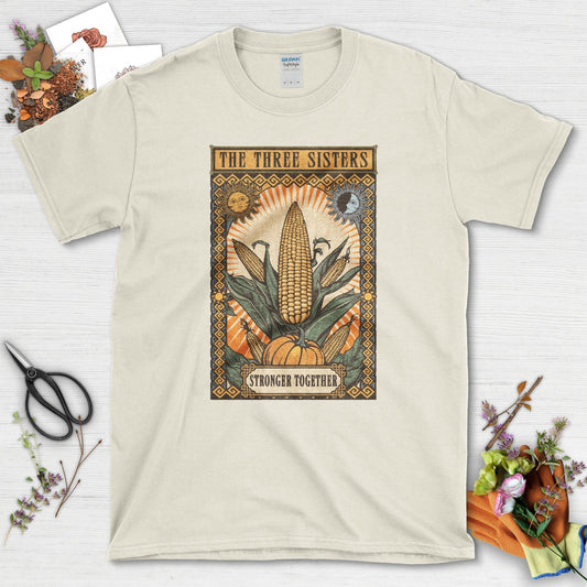 The Three Sisters T-Shirt T-Shirts / S / Natural Physical Item
