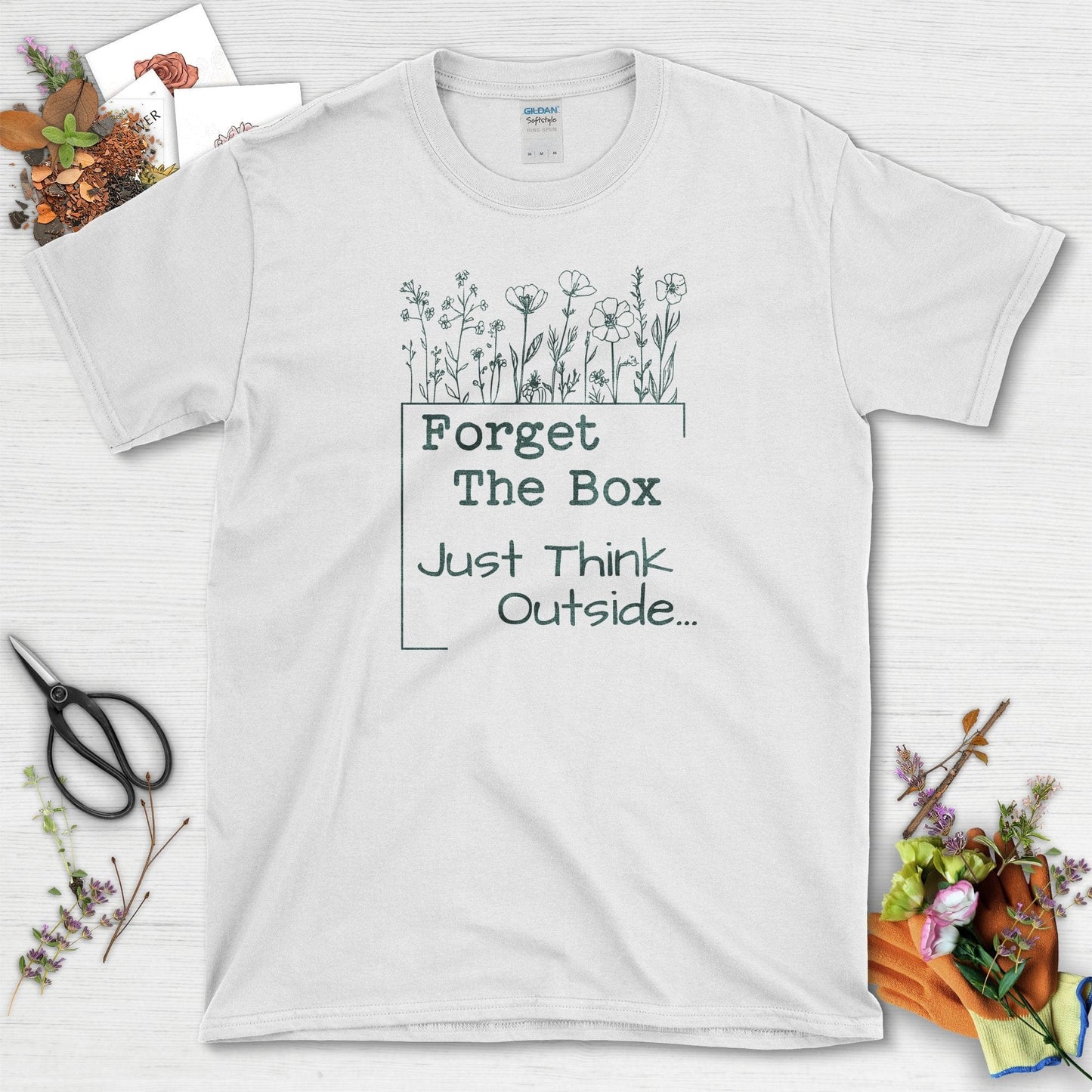 Think Outside the Box T-Shirt White / S T-Shirt