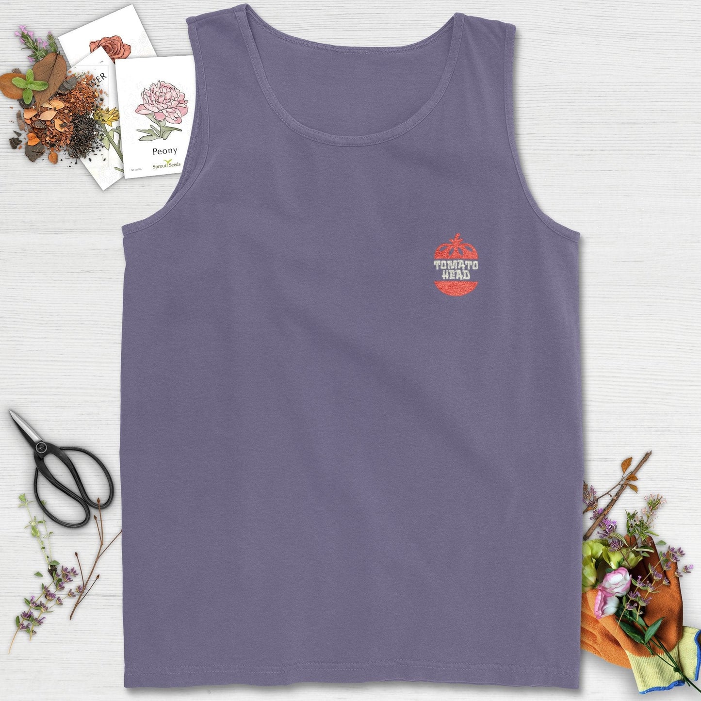 Tomato Head Logo Colorwashed Comfort Tank Top Grape / S Tank Top