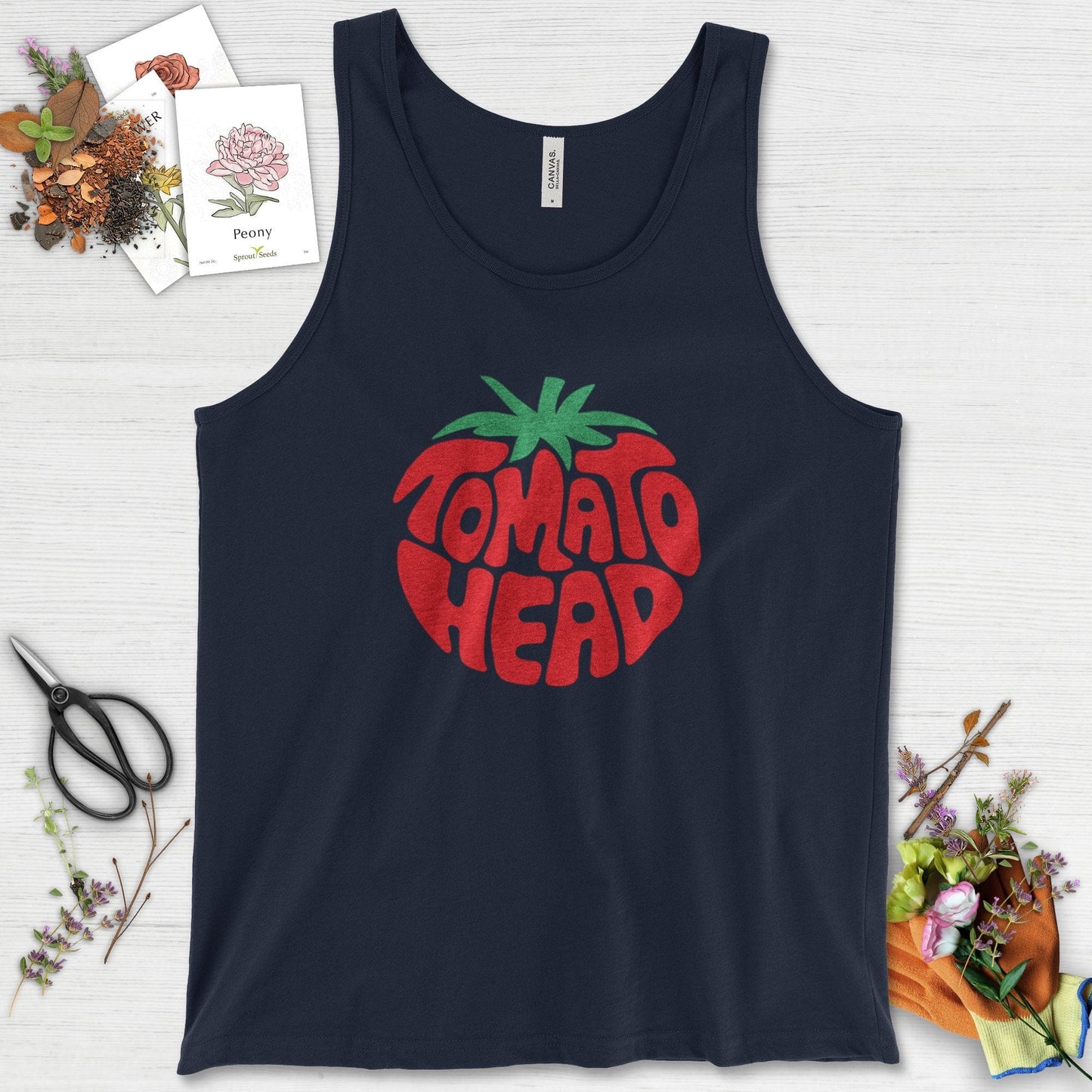 Tomato Head Tank Top Navy / XS Physical Item