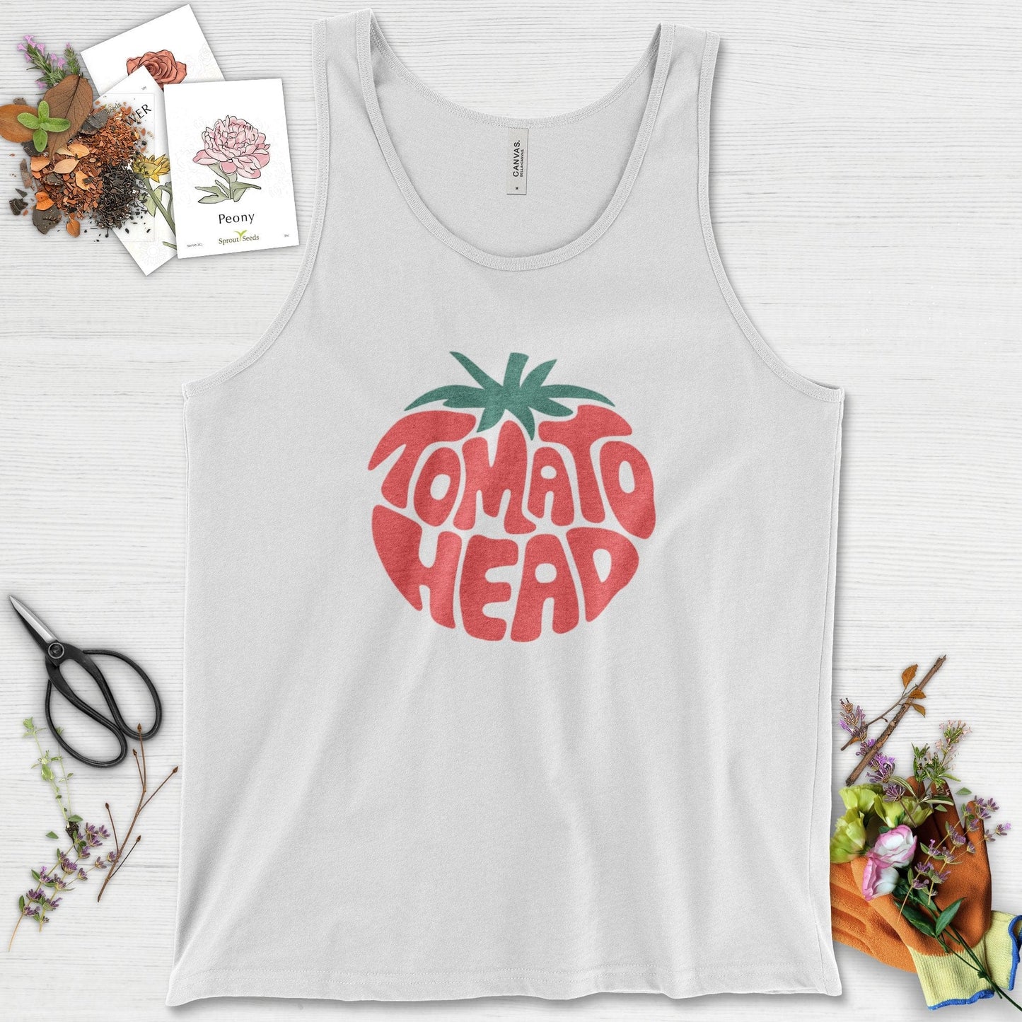 Tomato Head Tank Top White / XS Physical Item
