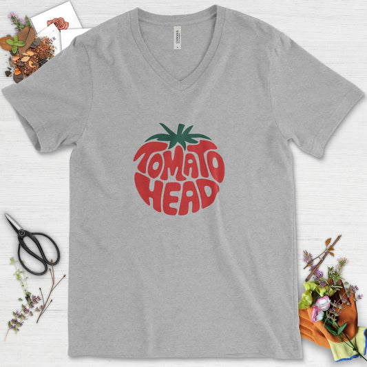 Tomato Head V-Neck Athletic Heather / S Physical Item