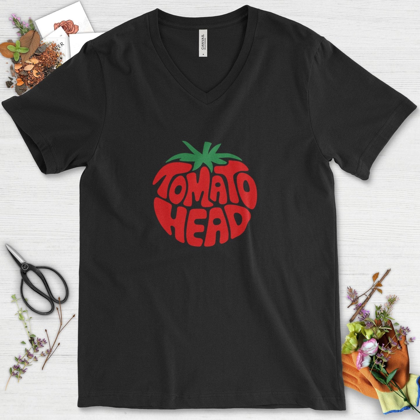 Tomato Head V-Neck Black / S Physical Item