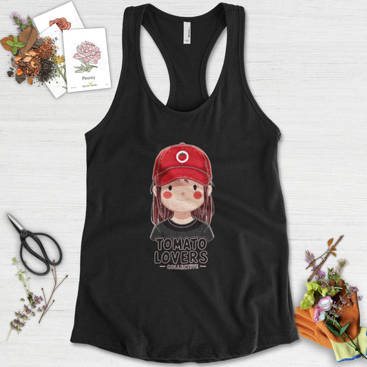 Tomato Lovers Collective Racerback Racerback / XS / Black Physical Item