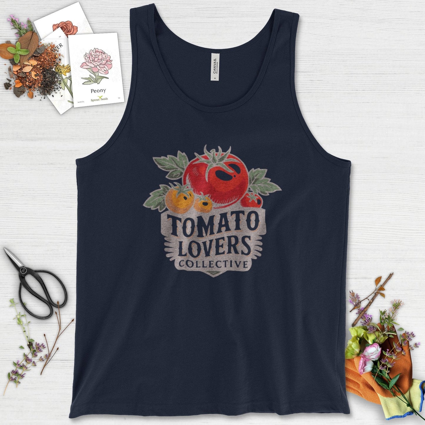 Tomato Lovers Collective Tank Top Navy / XS Physical Item