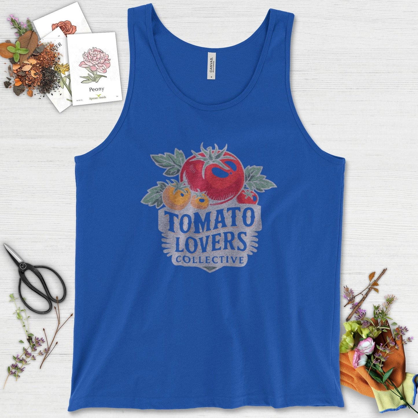 Tomato Lovers Collective Tank Top True Royal / XS Physical Item