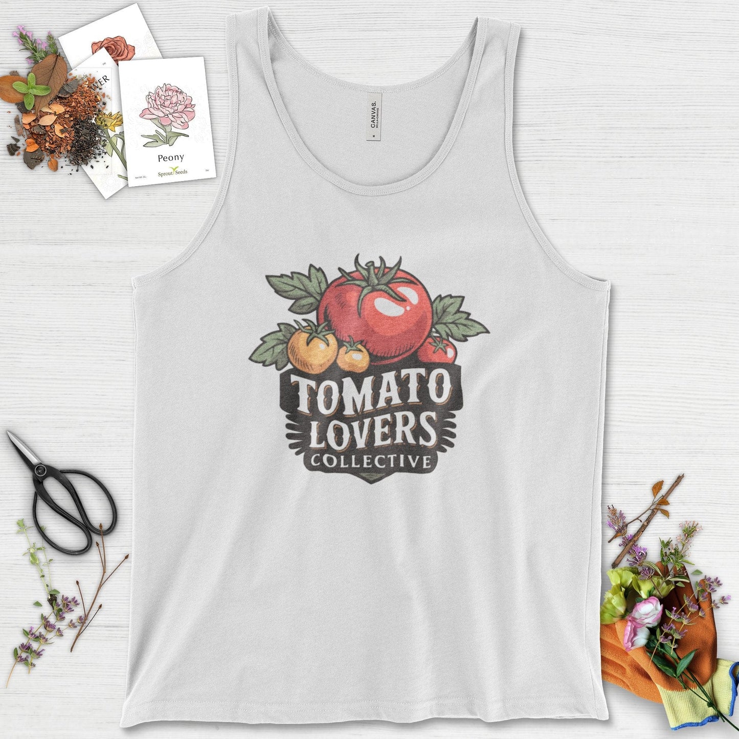 Tomato Lovers Collective Tank Top White / XS Physical Item