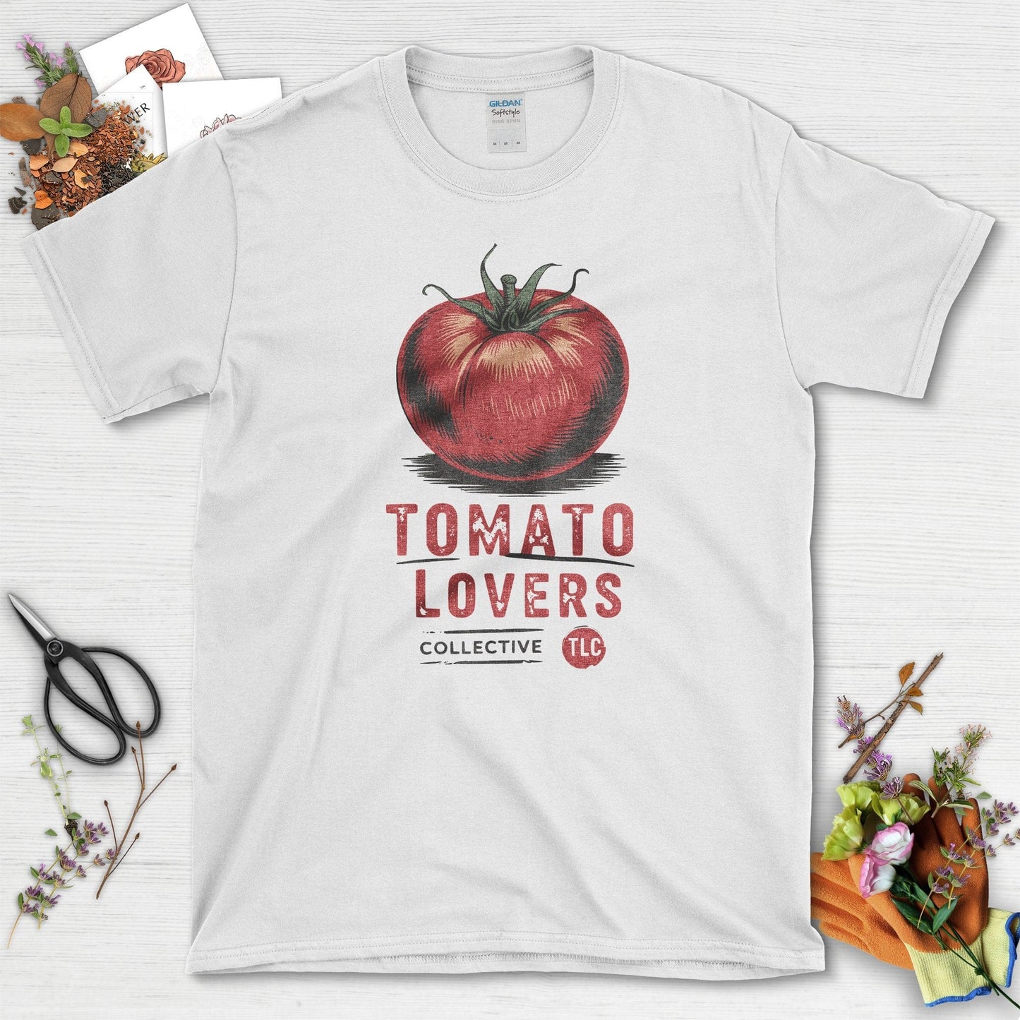 Tomato Lovers Collective TLC T-Shirt White / S Physical Item
