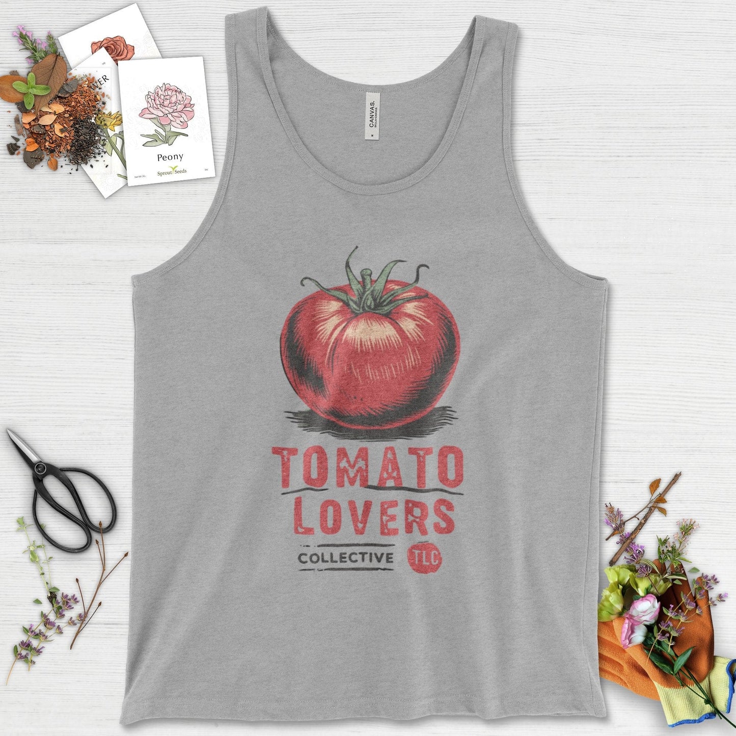 Tomato Lovers Collective TLC Tank Top Athletic Heather / XS Physical Item