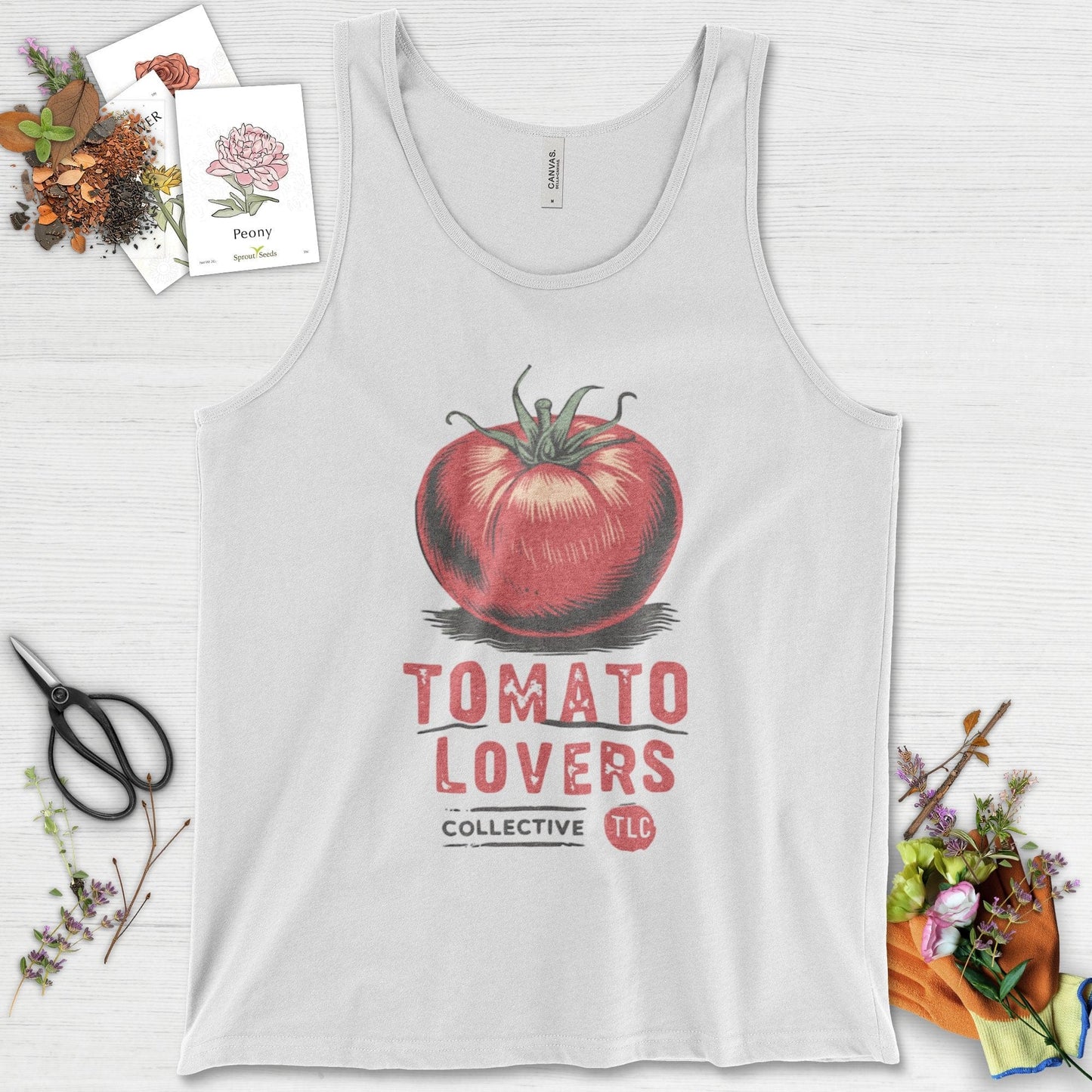 Tomato Lovers Collective TLC Tank Top White / XS Physical Item