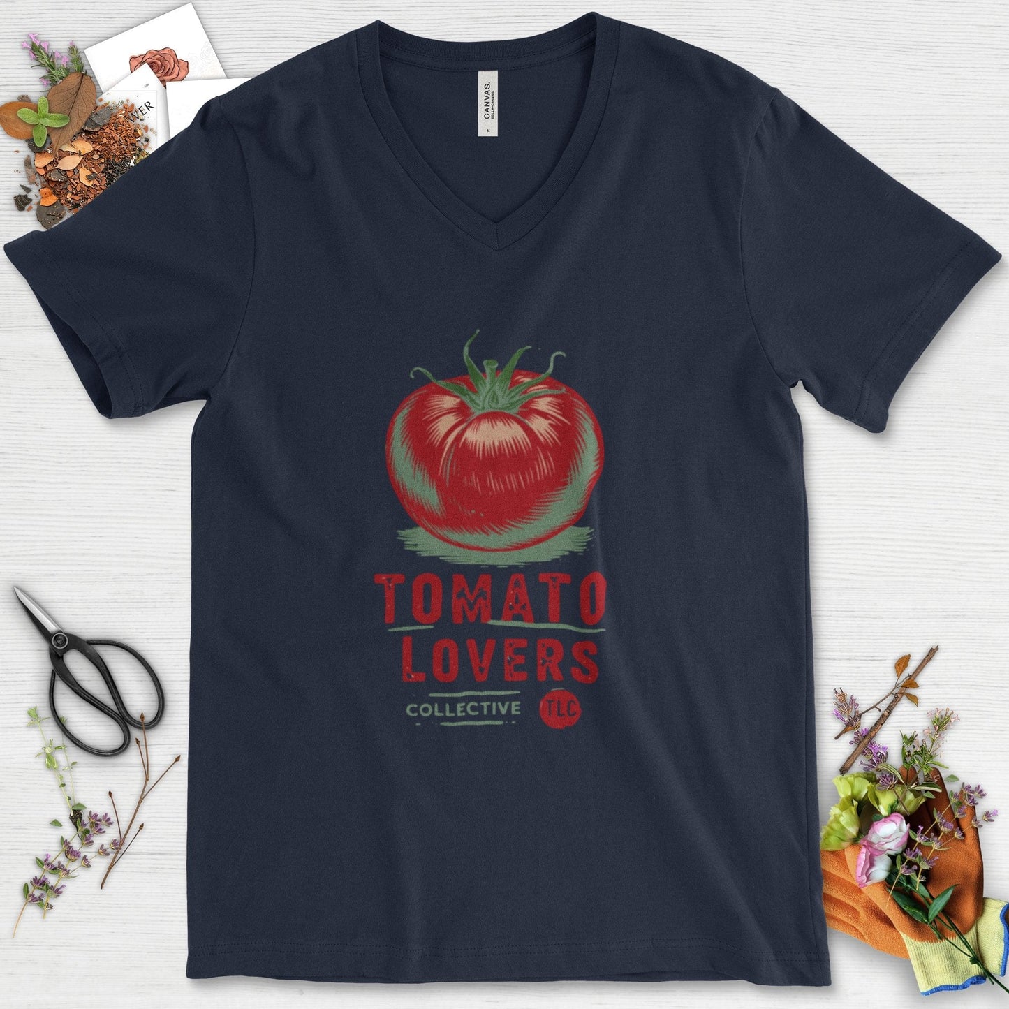 Tomato Lovers Collective TLC V-Neck Navy / S T-Shirt