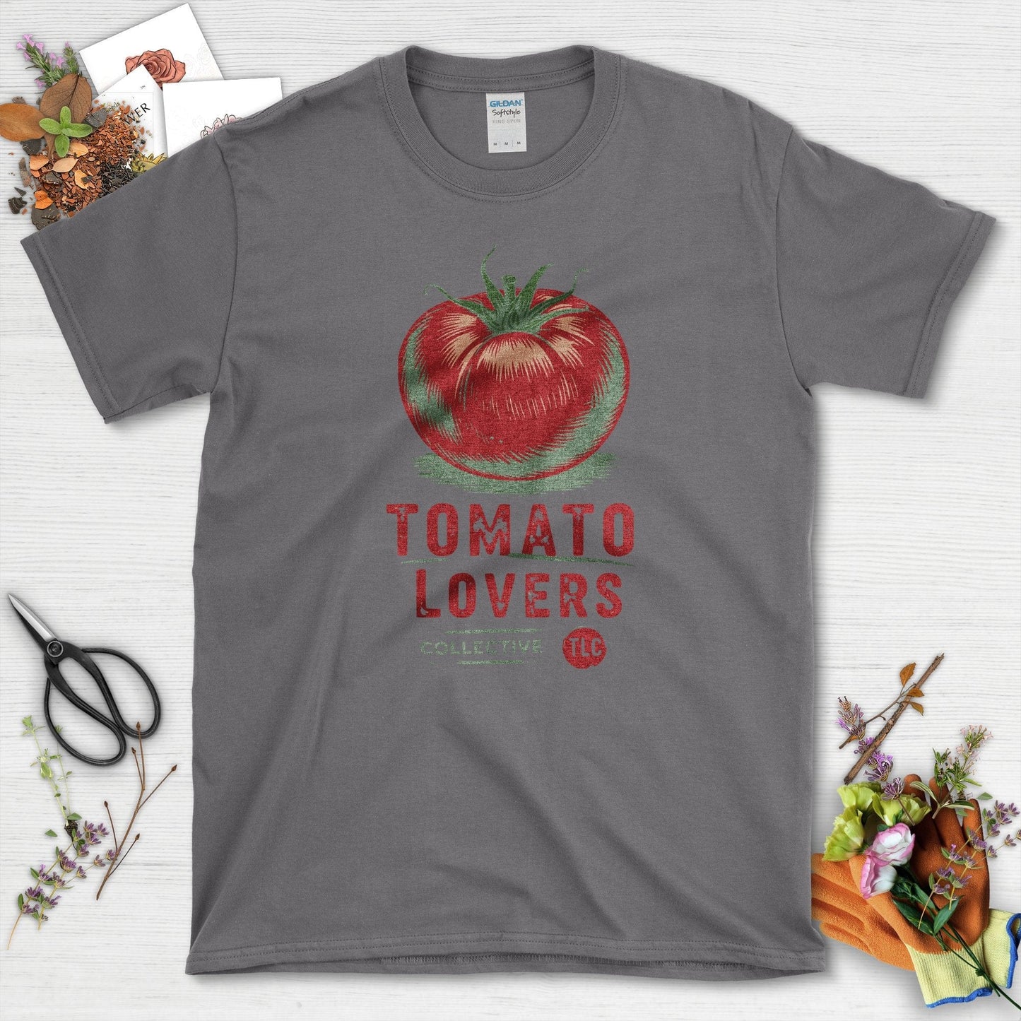 Tomato Lovers Collective TLC Youth T-Shirt Youth T-Shirt / XS / Charcoal Physical Item
