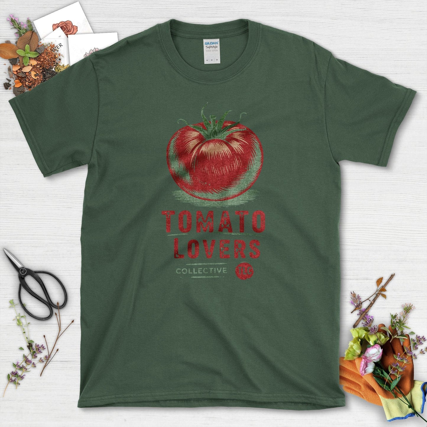 Tomato Lovers Collective TLC Youth T-Shirt Youth T-Shirt / XS / Forest Green Physical Item