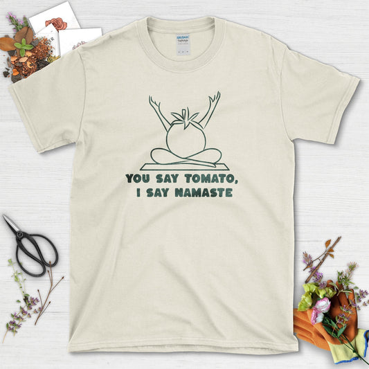 Tomato Namaste T-Shirt Natural / S T-Shirt