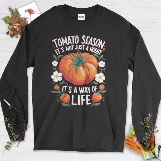 Tomato Season Way of Life Long Sleeve Black / S Physical Item