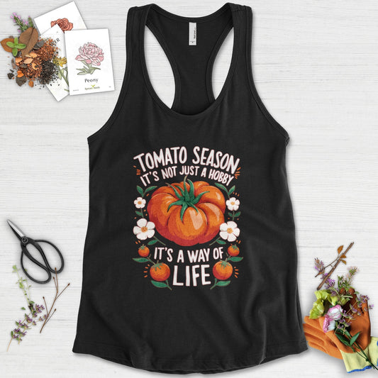 Tomato Season Way of Life Racerback Black / XS Physical Item