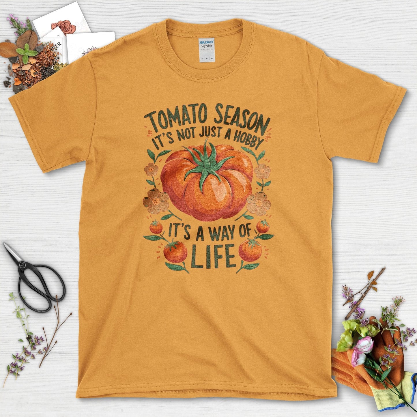 Tomato Season Way of Life Youth T-Shirt Youth T-Shirt / XS / Tennessee Orange Physical Item