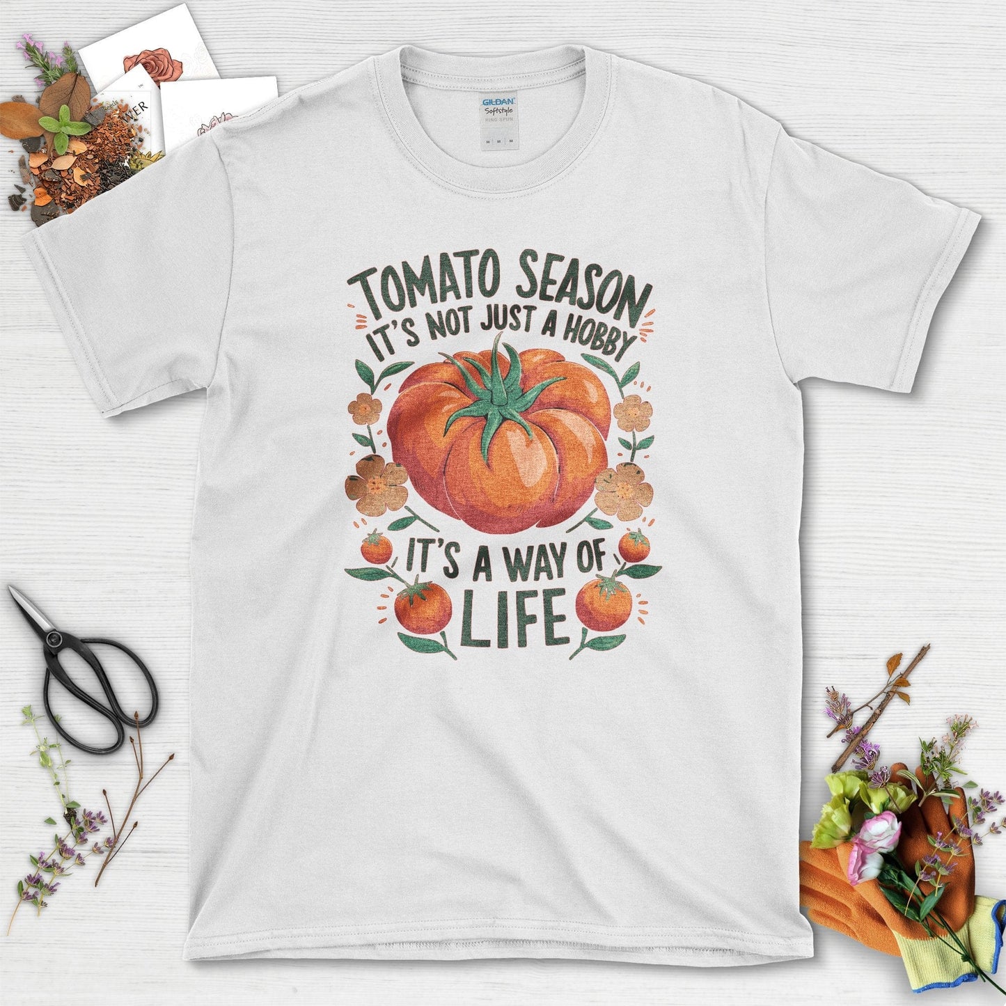 Tomato Season Way of Life Youth T-Shirt Youth T-Shirt / XS / White Physical Item